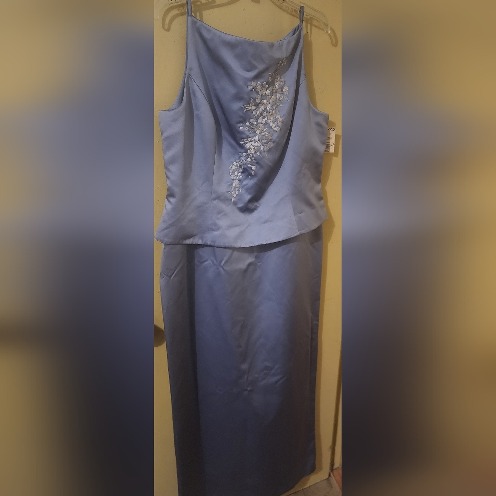 Light Blue Formal Dress Plus Size